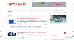 Desktop Screenshot of ihatecracks.com