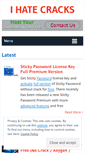 Mobile Screenshot of ihatecracks.com